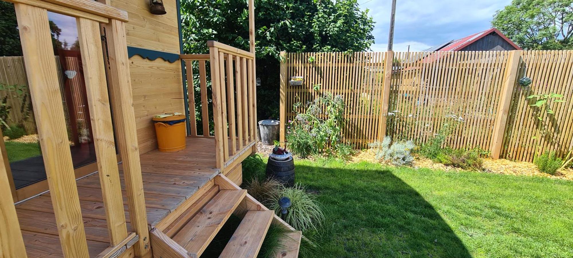 Roulotte A La Ferme Buissonniere Villa La Lande-de-Louge ภายนอก รูปภาพ